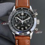 Blancpain Air Command Chronograph Black Dial Titanium Case Swiss Replica Watch